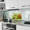 Küchenrückwand Spritzschutz Glas mit Motiv Kiwi Spritzer 40 Produktbild-Vorschau 2