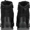 A pair of black boots shown from the back. Voir les images du produit