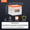 A diagram showing a vacuum chamber and its components with specifications. Anteprima dell’immagine prodotto