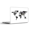 MuchoWow® Laptop Aufkleber Sticker Cover Weltkarte - Gold - Produktbild-Vorschau 1