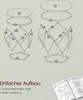 Diagram showing the assembly of two side tables. Produktbild-Vorschau