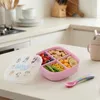 BLUEY Rosa Snackbox mit 4 Fächern, Lunchbox für Mädchen, 13 Produktbild-Vorschau 6