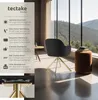 tectake® Samt-Drehstuhl Lona gepolstert 56 x 59 x 81 cm Produktbild-Vorschau 2