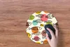 MuchoWow® Mauspad Mousepad Polka dots - Fisch - Regenbogen Produktbild-Vorschau 4