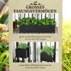 Outsunny Blumenkasten, Hochbeet, Pflanzkasten mit Rankhilfe Produktbild-Vorschau 5