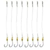 5Pcs Anti-Bite Edelstahl Draht Leader Angelgeräte Haken Produktbild-Vorschau 2