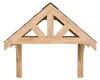 Tettoia in legno di quercia, copertura per porta a timpano, Anteprima dell’immagine prodotto 1