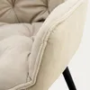 HOMLA FUSSY Stuhl in Stoff, beige, 57x63x84 cm Produktbild-Vorschau 6