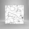 Bilder auf glas - Einteilig - Linie nichts Muster - 70x70cm Produktbild-Vorschau 3