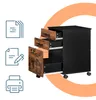 Relaxdays, mobilní úložný box, 3 zásuvky, rozměry (v x š x Náhled obrázku produktu 7
