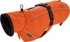 An orange dog coat is shown against a white background. Produktbild-Vorschau