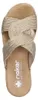 Rieker  Damenschuhe Sandalen Flach Pantolette Gold Freizeit Produktbild-Vorschau 8