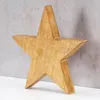 Stern Holzstern Mango 30cm Mangoholz Braun Natur Deko Produktbild-Vorschau 7