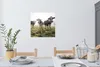 MuchoWow® Wandtattoo Wandsticker Wandaufkleber Kuh - Gras - Produktbild-Vorschau 2
