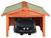 vidaXL Roboter-Rasenmäher Garage 72x87x50 cm Massivholz Produktbild-Vorschau 3