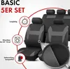 CarComfort Autositzbezug Nampa Komplettset grau, 13422 Produktbild-Vorschau 5