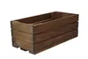 Blumenkasten aus Holz braun 30 cm Produktbild-Vorschau 1