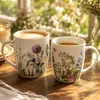 Kaffeetassen 4er Set Wiesen-Blumen Frühling Sommer 8 cm, Produktbild-Vorschau 6