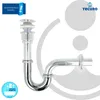 tecuro Siphonbogen Ø 32 mm, komplett mit Verschraubungungen Produktbild-Vorschau 2