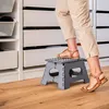 ZELLER Klapphocker 13031 aus Kunststoff, anthrazit / Tritt Produktbild-Vorschau 9