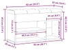 vidaXL Lavica na topánky Artisan dub 82x32x45,5 cm Materiál Náhľad obrázku produktu 8