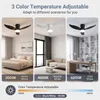 60W 3 Flügeln Deckenventilator mit Beleuchtung, LED Produktbild-Vorschau 8