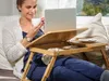 CASARIA® Laptoptisch Bambus Höhenverstellbar mit Schublade Produktbild-Vorschau 11