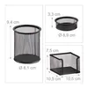 Relaxdays Schreibtisch Organizer Set, 7-teilig, Metall, Produktbild-Vorschau 5
