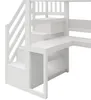 Cama alta para juegos de 90 x 200 cm con escritorio, Vista previa de la imagen del producto 13