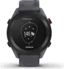 A close-up, front-facing studio shot of a Garmin Approach S12 smartwatch. Produktbild-Vorschau