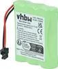 A green battery pack with black and red wires and a black connector. Produktbild-Vorschau