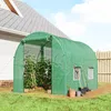 Outsunny Foliengewächshaus Gewächshaus Treibhaus Produktbild-Vorschau 2