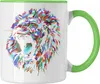 Trendation - Löwe Polygon Tasse Geschenk Löwen-Liebhaber Produktbild-Vorschau 1
