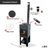 ASH® - Stoke - Gartenkamin mit BBQ Produktbild-Vorschau 2