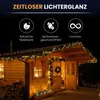 Künstliche Girlande grün 8,10 m 120 LED-Mix warmwiß Produktbild-Vorschau 2