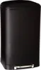 A black pedal bin is shown against a white background. Voir les images du produit