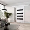 Posuvné interiérové dvere BARRET 6 - 106 cm, biele Náhľad obrázku produktu 3