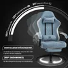 LUCKRACER Herní židle s podnožkou Ergonomická kancelářská Náhled obrázku produktu 4