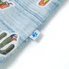 vidaXL Maglietta per bambini blu misto 140 Anteprima dell’immagine prodotto 5