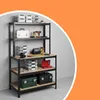 Scaffale per carichi pesanti Relaxdays con banco da lavoro, Anteprima dell’immagine prodotto 5