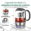 Emerio Bouilloire en verre 1,7 L – 2200 W – Digitale – 5 Voir les images du produit 4