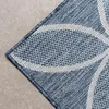 Volero - Geometryczny dywan zewnętrzny – Faro Ripple Blue - Podgląd zdjęcia produktu 5