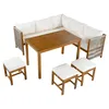 Flieks Gartenloungeset 7-tlg, Balkonmöbel Sets für 7-8 Produktbild-Vorschau 7