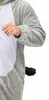 Wolfskostüm Herren Overall mit Kapuze – Tierkostüm Produktbild-Vorschau 4