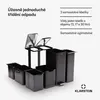 Klarstein Tiyo 3v1 odpadkový koš 60 l s vyjímatelným vědrem Náhled obrázku produktu 2