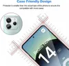 A close-up of a smartphone screen protector with marketing text and graphics. Produktbild-Vorschau