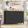 Sideboard mit Arbeitsplatte, 3 Schubladen, 3 Türen, 1 Produktbild-Vorschau 2