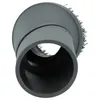 A close-up view of a gray vacuum cleaner attachment with bristles. Produktbild-Vorschau