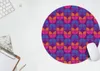 MuchoWow® Mauspad Mousepad Tulpen - Muster - Retro 50x50 cm Produktbild-Vorschau 6