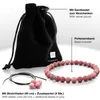 FABACH Rhodochrosit Perlenarmband mit 6mm Edelstein-Perlen Produktbild-Vorschau 2
